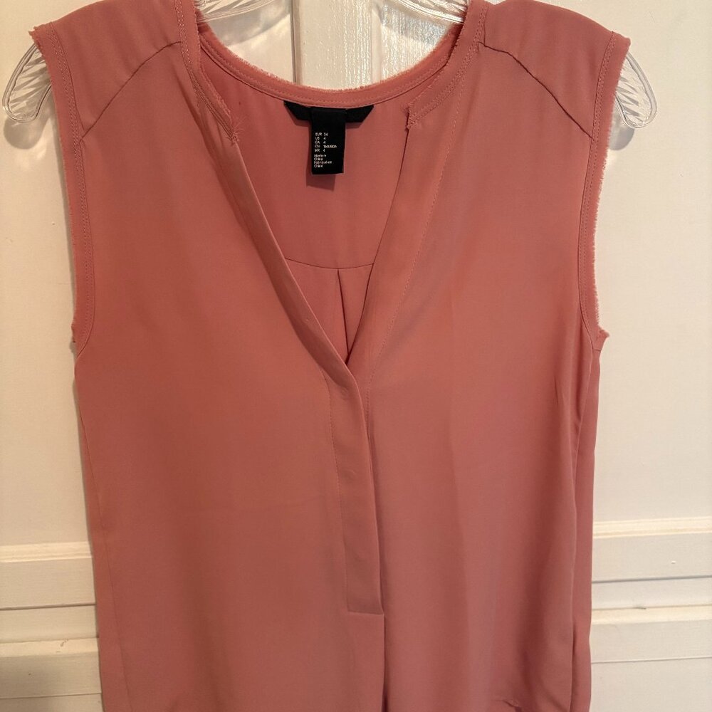 Size 4 H&M Rose Pink Tank Top